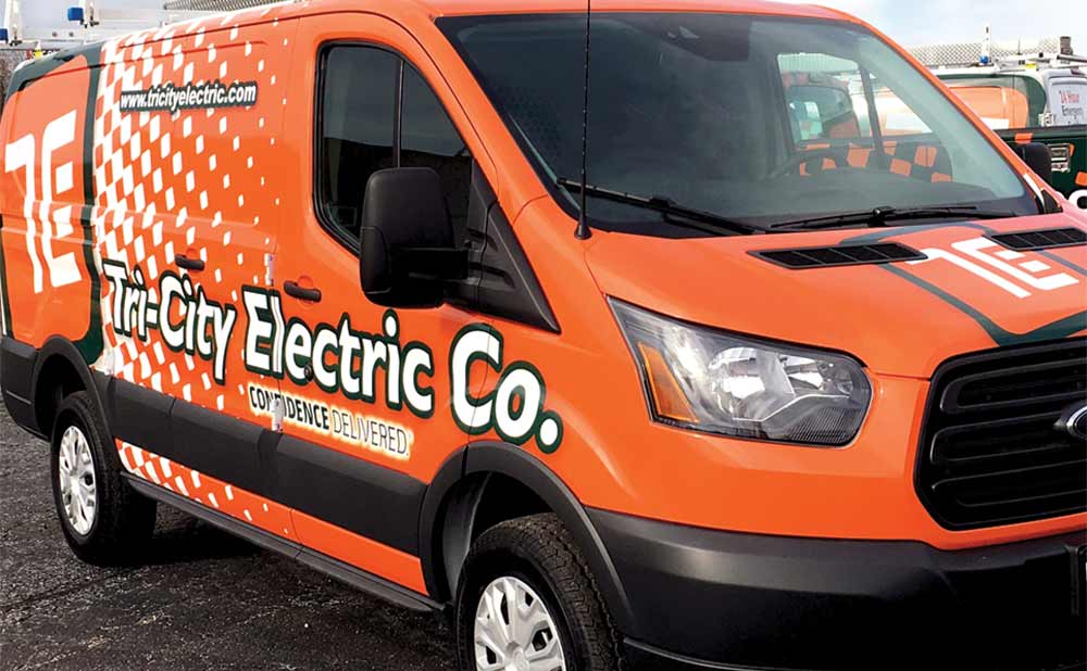 Tri-City Electrical Services Van