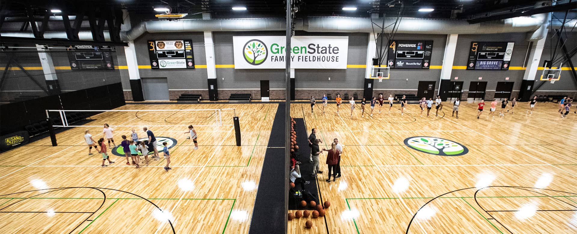 Xtream Arena and GreenState Family Fieldhouse