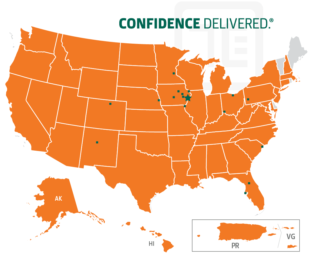 Tri-City Electric service area